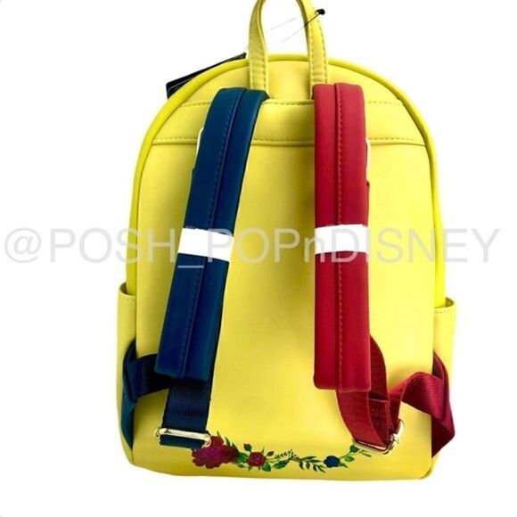 Loungefly Disney Beauty and the Beast Transformation Floral Mini Backpack - Picture 3 of 3